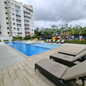 Apartamento Mobiliado em Condomínio no Parque das Laranjeiras