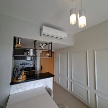 sala vista para cozinha
